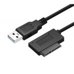 USB 2.0 to 7+6 13Pin Slimline SATA Laptop CD/DVD Rom Optical Driv