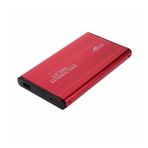 USB 2.0 To Sata 2.5 Inç Alüminyum Harici Harddisk Kutusu Kırmızı