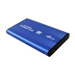 USB 2.0 To Sata 2.5 Inç Alüminyum Harici Harddisk Kutusu Mavi