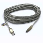 Usb 2.0 Yazıcı kablosu Şeffaf usb yazıcı kablosu 10m
