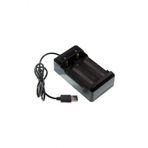Usb 2'Li 18650 Li-İon Pil Şarj Aleti - 3.7V -22650-26650