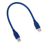 Usb 3.0 Erkek Erkek Ara Baglanti Kablosu Hdd Harddisk Uzatma Ekleme 30 Cm 4955