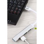 USB 3.0 Hub Çoklayıcı 4 Portlu Alüminyum Gövde Yüksek Hızlı Veri Aktarımı Laptop Çoğaltıcı Çok Renkli