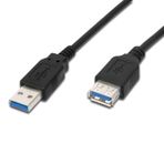 Usb 3.0 Uzatma Kablosu, Usb A Erkek - Usb A Dişi, 1.8 Metre, Awg 28, 2X Zırhlı, Ul, Siyah