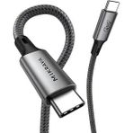 USB 4.0 40GBPS USB C Veri Kablosu, 240W USB C Şarj Kablosu, 8K@60hz 4K@240Hz 2K@360Hz Thunderbolt 4 Görüntü Kablosu, MacBook, Monitör, Docking İstasyonu, iPhone ile Uyumlu - 1 Metre
