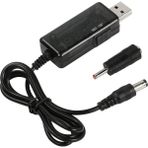 USB 5V/ 9V 12 Volt Dönüştürücü Kablosu, LED Göstergeli Voltaj Yükseltici 5 Volt Giriş 12V-9V Çıkış