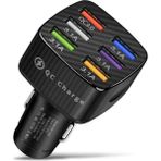 USB 6 Giriş Araç Hızlı Şarj Cihazı ( Tüm Telefonlara Uygundur)
