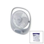 Usb 7 İnç- 20Cm Masa Üstü Fan Vantilatör Işıklı 5W 180 Derece 3 Kademe Hız - 3 Pervane Stand=24.8X30.5x8cm Aufn-01 (Timya/Go1395) 197824