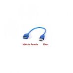 Usb Ara Kablo 30 Cm Erkek Dişi Usb Uzatma Kablosu Kısa Uzatma (259901043)