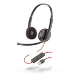 USB bağlantısı ile Plantronics Blackwire 3200 Stereo Kablolu UC Kulaklık