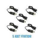Usb-barrel Jack Voltaj Yükseltici Giriş 5v, Çıkış 12v - 5 Adet-4848