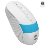 Usb Beyaz-Mavi 2.4Ghz Optik Kablosuz Mouse Sm-18