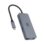 USB C Bağlantı İstasyonu, TOTU USB-C Hub Adaptörü, 4K HDMI Çıkışlı, VGA Bağlantı Noktası, SD/TF Kart Okuyucu, 2 USB 3.0 Bağlantı Noktası, C Tipi Dizüstü Bilgisayarlar ve Diğer Cihazlar için