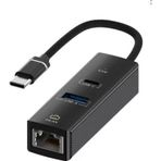 Usb-c Ethernet Çevirici Usb 3.0 + Type-c Dişi 100 Mbps Lan