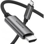 Usb C Hdmi Kablo (4K@60Hz,2K@120Hz,1080P@165Hz) Hdr Hdcp Type C To Hdmi 2.0 [Thunderbolt 5/4/3, Dex Mode Uyumlu], Iphone 15/16/17 Pro, Macbook Ipad Pr