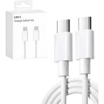 Usb C Kablosu Esnek Usb C - Usb C Şarj Kablosu Pd 3.0 15 Galaxy S23 S22 S21 A54 7 Ipad 12.9 Ipad Mini 6/Air 5 Vb. Ile Uyumludur.