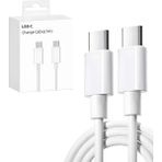 USB C Kablosu Esnek USB C - USB C Şarj Kablosu Pd 3.0 15 Pro Max Galaxy S23 S22 S21 A54 7 iPad Pro 12.9 iPad Mini 6/air 5 Vb. ile Uyumludur.