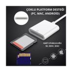 Usb-C To Sd/hafıza Kart Okuyucu | Tak & Çalıştır Kamera Kart Dönüştürücü, Telefon, Tablet Pc Uyumlu - Option-1