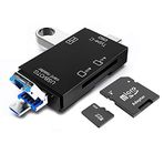 USB C/Mikro/USB SD Kart Okuyucu, Seminer 6'sı 1 Arada Bellek Okuyucu Kamera Görüntüleyici SD SDXC SDHC MMC Micro SDXC Micro SD Micro SDHC OTG Adaptörü MacBook Bilgisayar Tablet Android Telefon ile Uyumlu