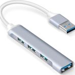 USB Çoğaltıcı Çoklayıcı 4 Port USB 3.0 Hub Slim Adaptör Splitter Pc Laptop Notebook Için 20 cm