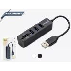 Usb Çoğaltıcı & Kart Okuyucu Hadron Hd159 Hdx7009