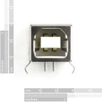USB Dişi B Tip Konnektör (USB Female Type B Connector)