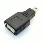 Usb Dişi Mini Usb Erkek 5 Pin Çevirici 4883P Mp3 Mp4 Dönüştürücü