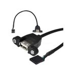 Usb Dişi Soket Panel Bağlantı Kablo