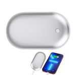 USB El Isıtıcı, El Isıtıcı Şarj Edilebilir | Yeniden Kullanılabilir Kış El Isıtıcı Seyahat Pil Paketi,USB El Isıtma Cihazı, Giden, Çalışma, Ev İçin Taşınabilir Gece Lambası