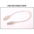 usb erkek-erkek kablo 30 cm