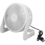 USB Fan 360 Derece Ayarlanabilir Sessiz Çalışma Taşınabilir 5V 2.5W 13X13X10CM Plastik Masa Fanı Ofis Seyahat Için (Yurt Dışından)