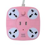 Usb Girişi 2 Priz Girişli Power Tuşlu Uzatma Priz Kablo