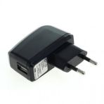 Usb Güç Kaynağı Siyah - Şarj Cihazı - Priz Adaptörü - Fiş 5V- 0.5A Üniversal - Akıllı Telefon 1 Adet