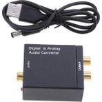 USB ile 1 Adet Dijital Optik / Spdıf Rca Koaksiyel Ses Dönüştürücü Adaptörü