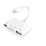 Usb Ligtning iphone ile uyumlu - iPad ile Uyumlu ve Type-c Girişli Kart Okuyucu Multi OTG USB C Adapter SD TF Micro Card Reader Micro USB Adapter Lighting için Dönüştürücü (AL4333)