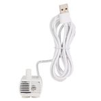 USB Mini Pompası Dalgıç Su Pompası Verimli Sessiz Sakin Balık tankı akvaryumu için Güvenli Güvenli Beyaz Beyaz 3.9x3.2x2.8cm 100g