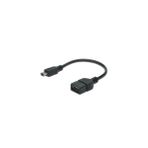 Usb On-The-Go (Otg) Kablosu, 0,20 Metre, Awg 28, Usb A, Dişi - Mini Usb B, 5-Pin, Erkek