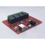 Usb Port 4 Röle Kontrol Kartı - Hid / Cdc Com