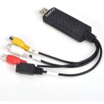 USB Rca Capture Easycap Kamera Uydu Kayıt Kartı (Android Destekli) - Siyah