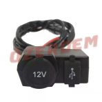 Usb Şarj Cihazı Ve Çakmaklık (Model 1)