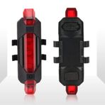 USB Şarj Edilebilir Led Bisiklet İkaz Lambası,Arka Uyarı Lambası