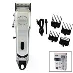 USB ŞARJLI - DİJİTAL GÖSTERGE SAÇ - SAKAL KESME TRAŞ MAKİNESİ ÇELİK GÖVDE - KOLLU TARAK AYARI SHC-1905 (5250)