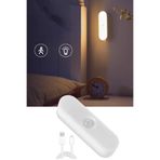 USB Şarjlı LED Işık, Hareket Sensörlü, Beyaz Işık, Oda, Mutfak, Salon ve Merdiven için Taşınabilir Lamba