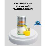 Usb Şarjlı Mini Meyve Sıkacağı – Çift Bıçaklı, Güvenlik Kilitli Mir07896822