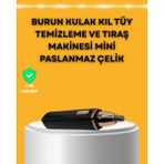 USB Şarjlı Sessiz Burun ve Kulak Kılı Temizleme Cihazı - Tek Ebat