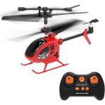 USB Şarjlı Uzaktan Kumandalı 3 Kanal Mini Helikopter - Kırmızı