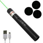 Usb Şarjlı Uzun Menzilli Metal Kasa Yeşil Lazer Pointer