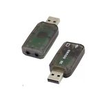 Usb Ses Kartı 3D Sound Tak Kullan Mic Kulaklık Mikrofon Çıkışı Masaüstü Dizüstü Harici Ses Kartı