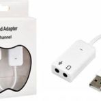 Usb Ses Kartı 7+1 Kablolu Tüm İşletim Sistemleri İçin Uyumludur.Tak Çalıştır Modeli,Kablolu