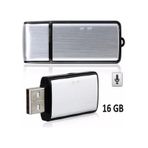 USB Ses Sensörlü Dijital 16 GB Mini Ses Kayıt Cihazı